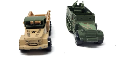 Hot Wheels Half-Track Pistola Cubo Tanque Pistolero y Tropa Convoy Camión Ejército Militar Foto 1 de 4
