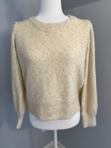 Beige Brand New, long sleeve Love by Design Women's Sweater,