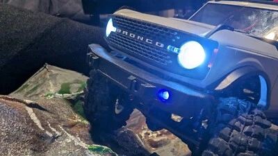 Противотуманные фары синий бампер Axial SCX24 Bronco масштаб 1:24 для вездехода - Изображение 1 из 2