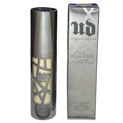 Urban Decay All Nighter Liquid Foundation Full Coverage Shade 3.25, 1 fl oz, NEW - Image 1 of 4