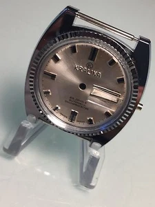 NEW OLD STOCK MABEL HERREN EDELSTAHL ST. ARMBANDUHR GEHÄUSE FÜR AUTOMATIKWERK - Bild 1 von 6