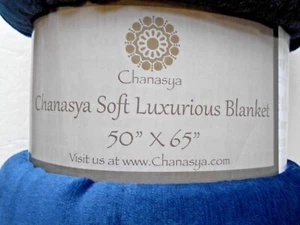 CHANASYA FAVORITES LOVE, JOY, HEALING, INSPIRING THROW BLANKET 65" x 50" ~ NEW - Picture 1 of 6