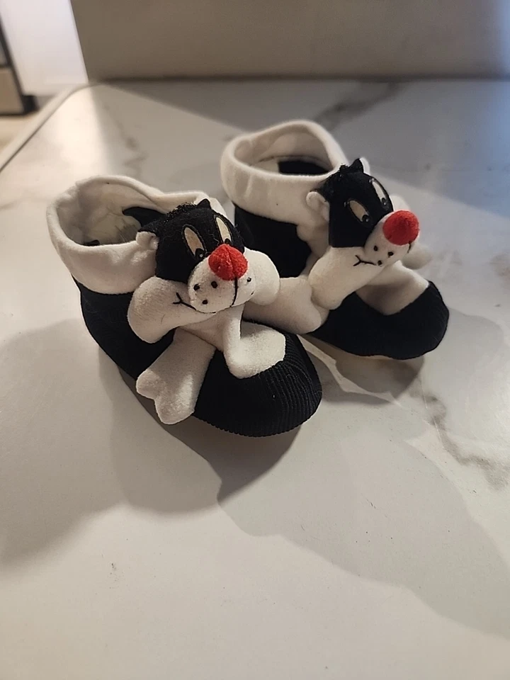 Винтажные детские ботильоны 1995 Sylvester Acme Baby Warner Brother Russ до 12 месяцев - Изображение 1 из 4