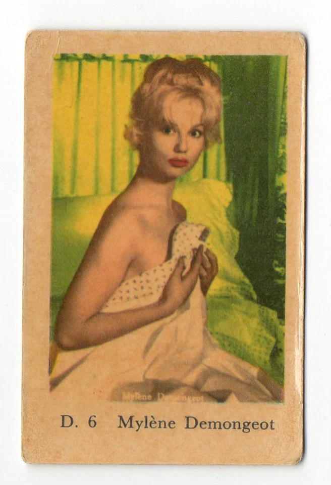 1960s Swedish Film Star Card Star D Set #6 French Actress Mylene Demongeot - Image 1 of 1