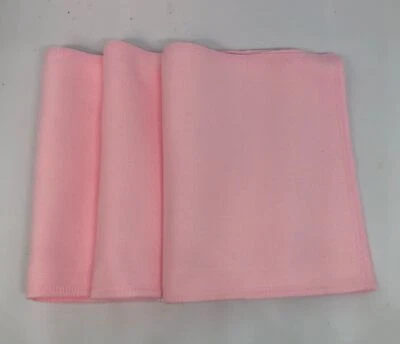 3x Microfiber Suede Cleansing Face Wash Cloth - Pink - Made in Korea - Image 1 of 4