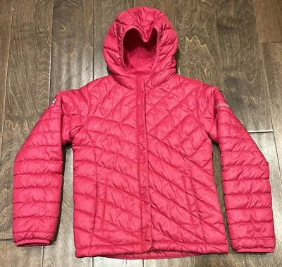 Columbia Kids Puffer Jacket Pinkish- Red Size S (8) - Image 1 of 4