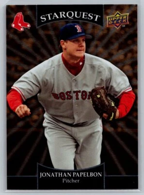 💎2009 Upper Deck StarQuest Gold Rare #SQ-45 Jonathan Papelbon - Red Sox💎 - Image 1 of 2