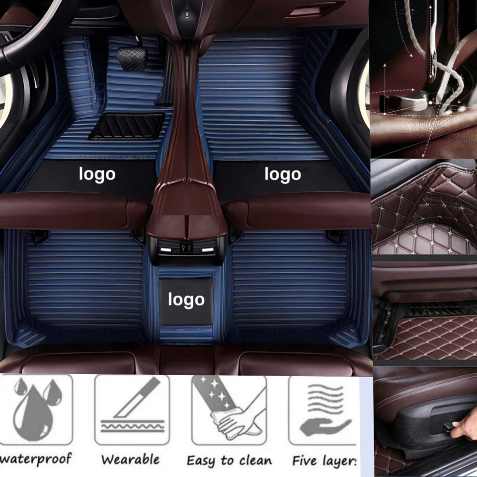 For Hyundai Veracruz 2007-2012 Car Floor Mats Waterproof Auto Liner Carpets - Imagem 1 de 4