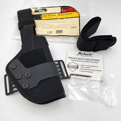 Uncle Mike's 9922-1 Sz 22 Right Hand Dual Retention Black Holster Sig Sauer 9mm - Image 1 of 4