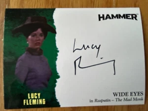 HAMMER SERIE 2 - SEVENTIES SHOCKERS: AUTOGRAMMKARTE: LUCY FLEMING LF2 - Bild 1 von 1