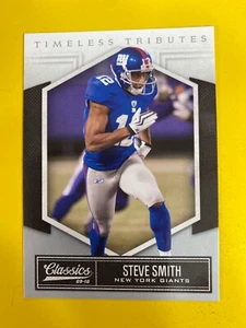 57169 2010 Classics Timeless Tributes Silver #66 Steve Smith GIANTS #49/100 - Picture 1 of 3