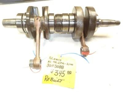 Cigüeñal reconstruido 85 86 87 Polaris Indy 400 488 500 cigüeñal motor Fuji Foto 1 de 4