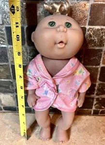 VTG 1991 Mattel CABBAGE PATCH DOLL KID PREEMIE Bath Time Blonde Green Eyes Baby - Picture 1 of 6