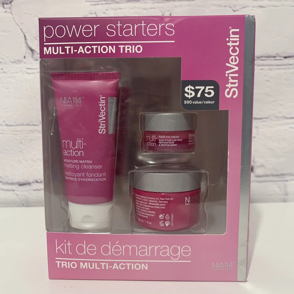 Strivectin Power Starters Multi Action Trip NIA114 Nuevo En Caja Foto 1 de 3