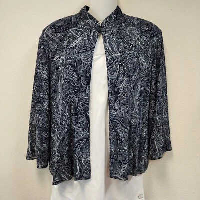 Alex Evenings Cárdigan Chaqueta Blazer 16 Cachemira Brillo Evento Boda Foto 1 de 4