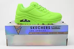 Skechers Street Size 8.5 Air Cool Memory Foam Women's Lime/Green 73667/LMGN - Picture 1 of 5