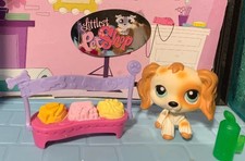 Littlest Pet Shop Dog Cocker Spaniel Puppy Blue Eyes Authentic Us Sellers Lps