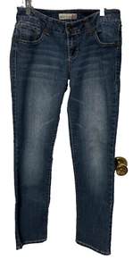Paris Blues Junior's Women's Size 9 Medium Wash Blue Denim Jeans 31 x 30 - Picture 1 of 8
