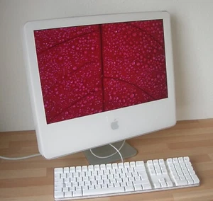 Apple iMac G5 ALS 20 Zoll 2,GHz PPC 230GB HDD 2GB RAM DVD WLAN Tastatur 2005 - Bild 1 von 14