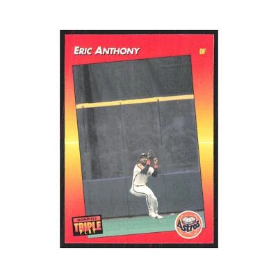1992 Donruss Triple Play Eric Anthony Astros #18 - Image 1 of 3