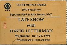 David Letterman Memorabilia