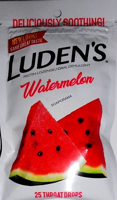 Luden's Watermelon Flavor Throat Drops 25 Lozenges - Image 1 of 4