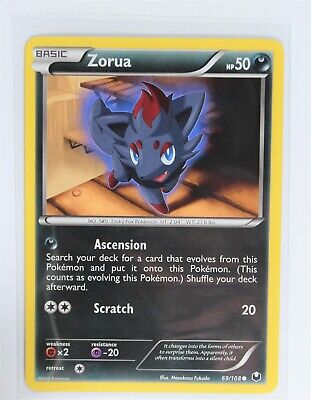 Pokemon TCG Card 2012 Dark Explorers - Zorua 69/108 Mint