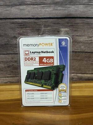 Centon Memory Power 4.0GB (2GB x2) PC2-5300 Desktop RAM Memory DDR2-667/533/400 - Image 1 of 2