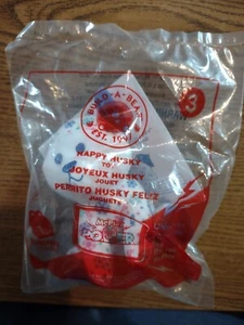 2015 Build-A-Bear HAPPY HUSKY  McDonald's Happy Meal Toy New Factory Sealed Bag - Picture 1 of 2