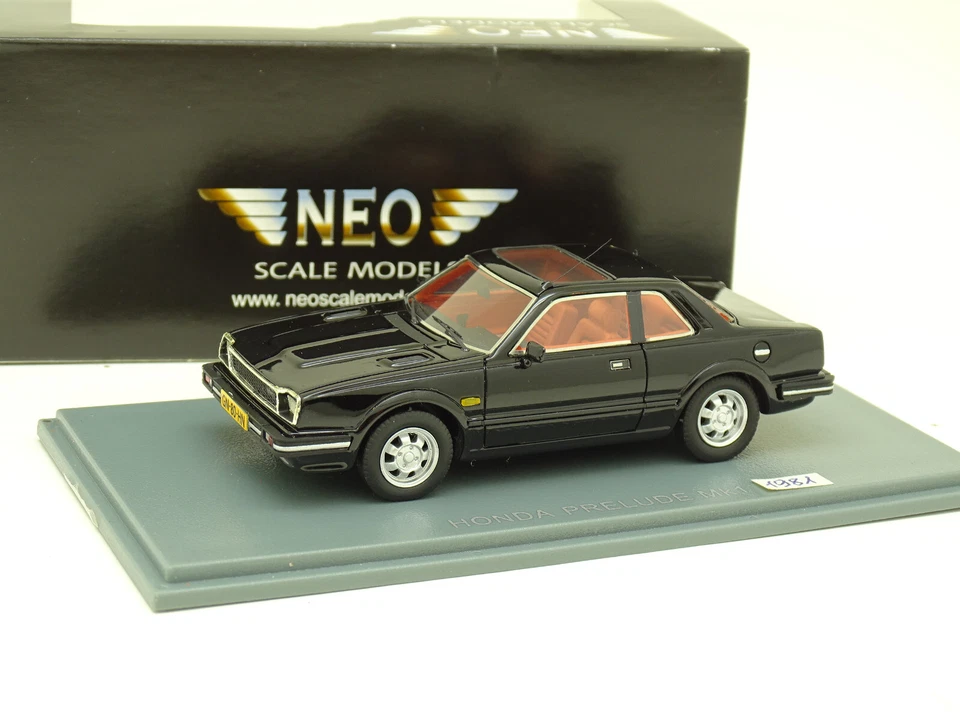 Neo 1/43 - Honda Prelude Mki Black 1981 - Image 1 of 1