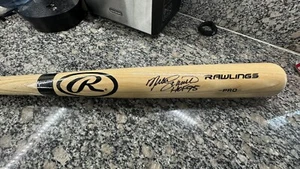Mike Schmidt Phillies Signed Rawlings Game Model Bat & "HOF 95" Insc - Picture 1 of 3