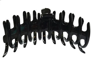 Parcelona French Rake Large Celluloid Acetate Jaw Hair Claw for Women and girls - Picture 1 of 23