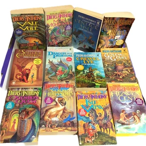 Lot of 12 Paperback Books Piers Anthony XANTH Series - Picture 1 of 17