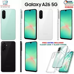 BRAND NEW Samsung Galaxy A26 5G 128GB 6GB RAM Dual-Sim Android Mobile Phone - Picture 1 of 37