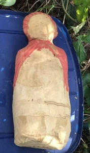 1892 Arnold Print Works “little Red Riding Hood” 16.5” Primitive Straw Rag Doll - Picture 1 of 12