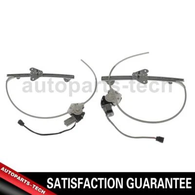 2x Conjunto de motor y regulador de ventana eléctrica delantera Dorman para Cherokee 1997-2001 Foto 1 de 4