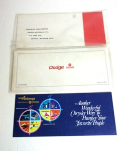 1969 Dodge Truck Owners Operators Manual Models 100-300 Airtemp Warrenty Booklet - Bild 1 von 10