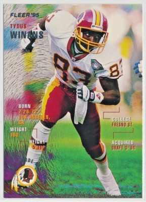1995 Fleer Football - Tydus Winans - Washington Redskins - Base - #394 - Image 1 of 2