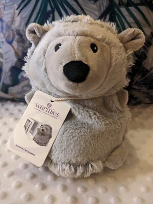 Warmies Hedgehog Microwavable Soft Plush Toy Gift New With Tags 9"
