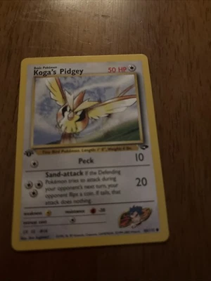 Pokémon 1st Edition Gym Challenge Koga’s Pidgey 80/132 Near Mint - Image 1 of 2