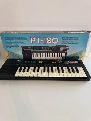 Винтажный CASIO PT-180 32-клавишный синтезатор электронная клавиатура * ПРОВЕРЕНО ЧИТАТЬ DESCR.* - Изображение 1 из 4