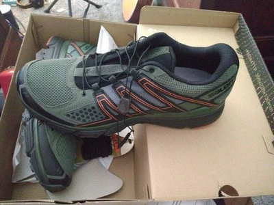 Salomon X-Mission 3 туфли в ночном лесу/черный/солнечный оранжевый мужской размер 13 туфли - Изображение 1 из 4