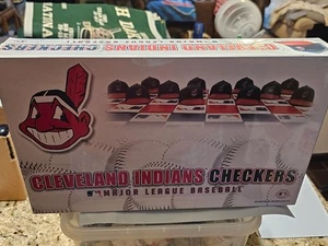 CLEVELAND INDIANS CHECKERS BOARD GAME SET SEALED IN BOX BY RICO TAG - Picture 1 of 8