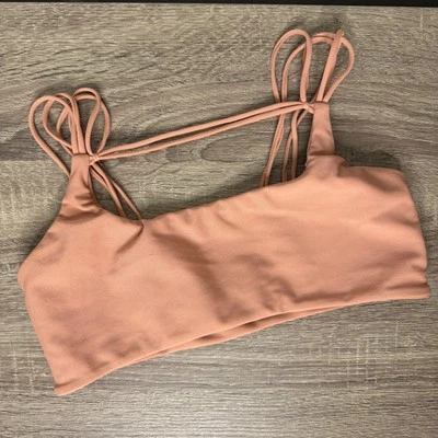 Top de bikini mediano con tiras MIKOH Kapa'a para mujer Foto 1 de 3