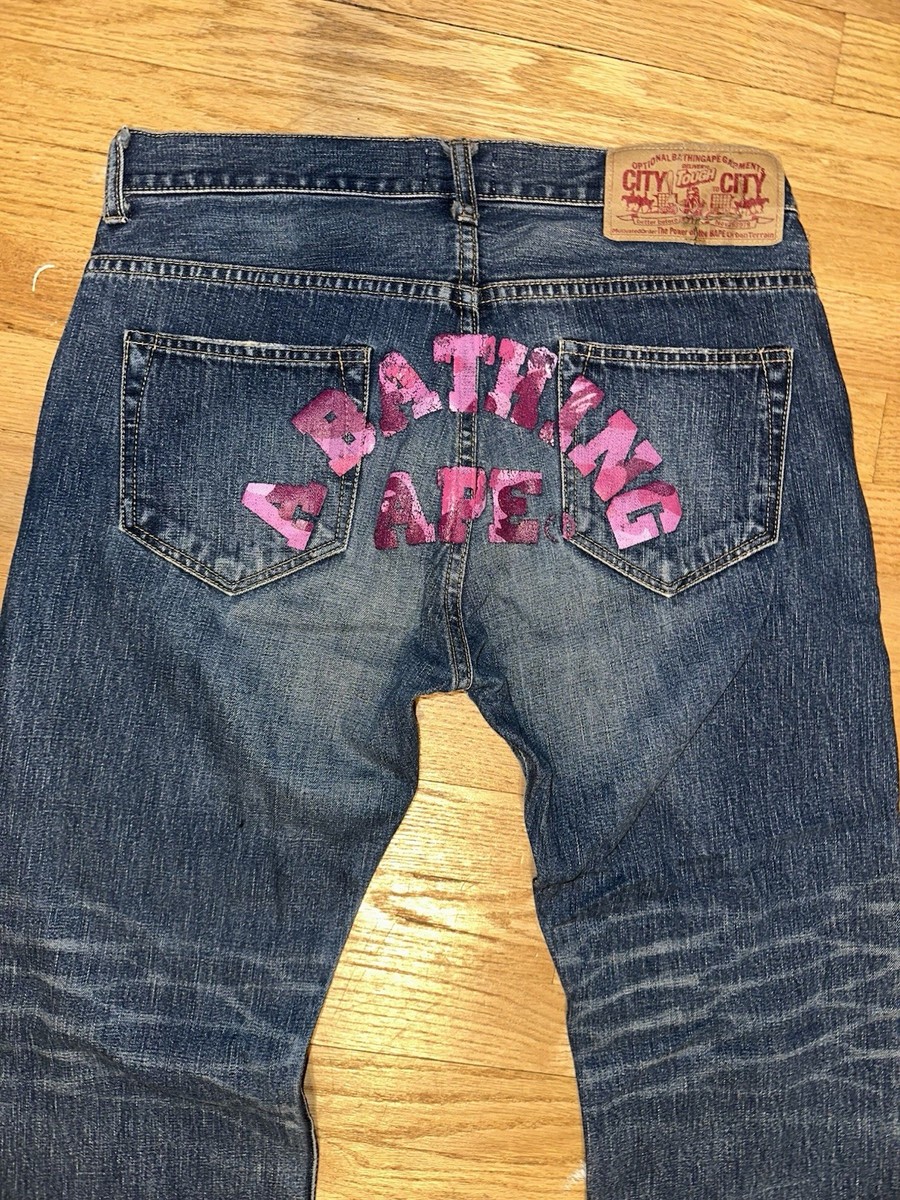 A Bathing Ape Denim Jeans for Men for sale | eBay