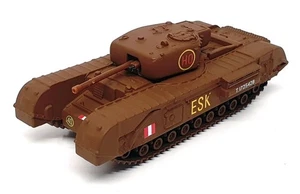 Corgi Appx 9cm Long Diecast CS90637 - Churchill MkIII Tank - Brown - Picture 1 of 5