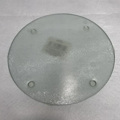 Round Glass Cutting Board/Trivet (approx. 8" Diameter) Clear/Transparent - Image 1 of 3