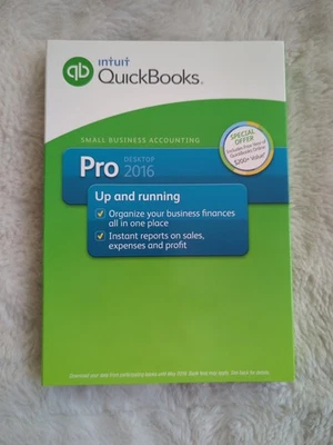 Quickbooks Desktop Pro 2016 Windows 7 - 8.1 - Vista NO SUBSCRIPTION- AUTHENTIC - Image 1 of 4