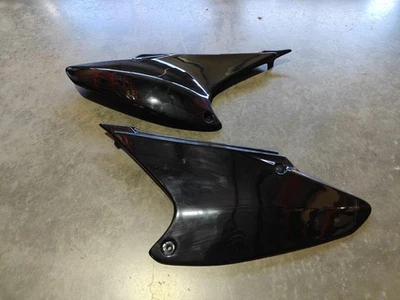 HONDA CRF150F CRF230F 03 - 14 BLACK PLASTIC MOTORCYCLE SIDE PANELS - Image 1 of 4