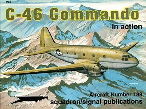 C-46 Commando in action - Airc - VERY GOOD - Image 1 of 1